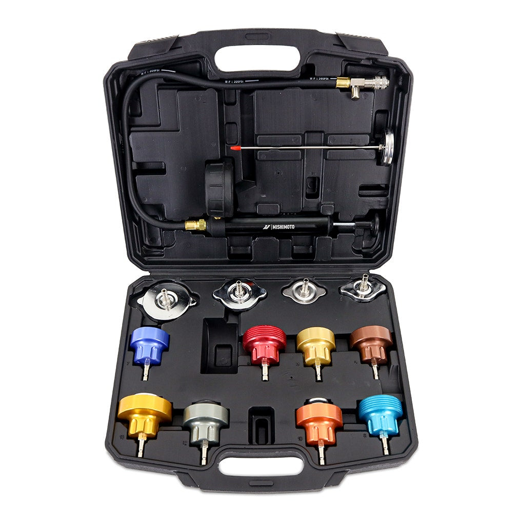 Mishimoto MMTL-CPT-14 14-Piece Aluminum Cooling System Pressure Tester