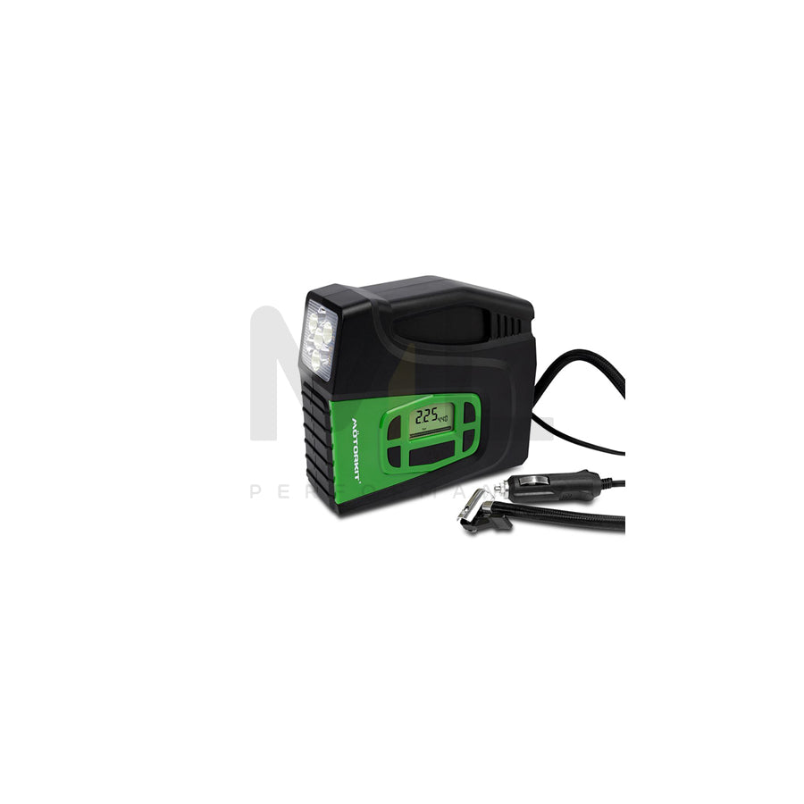 MOTORKIT MOTOR16522 Air compressor 12V, 100 psi, cigarette lighter powered portable