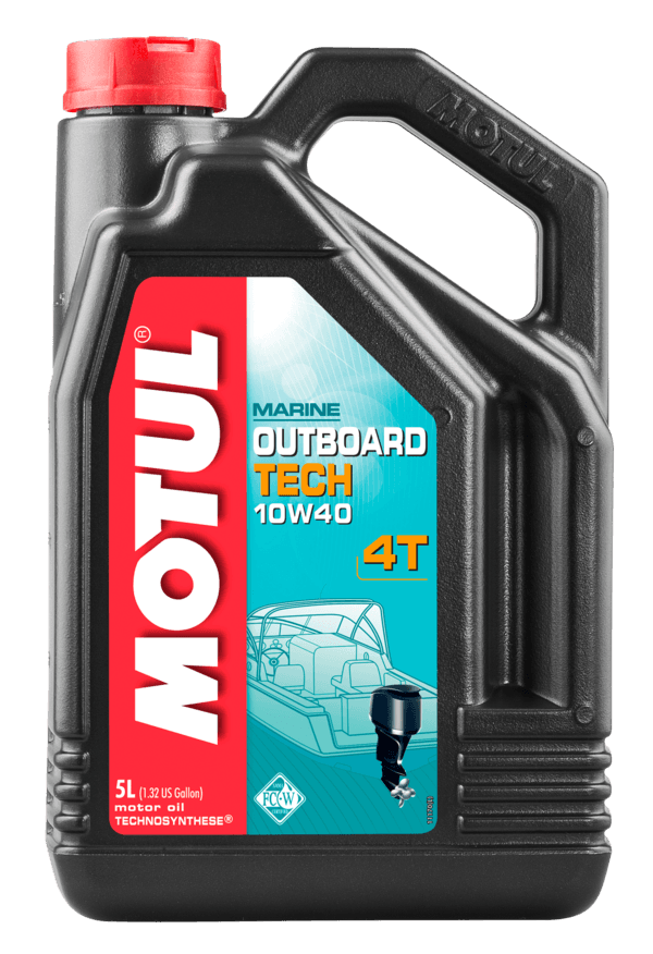 Motul 106354 OUTBOARD TECH 4T 10W-40 5L
