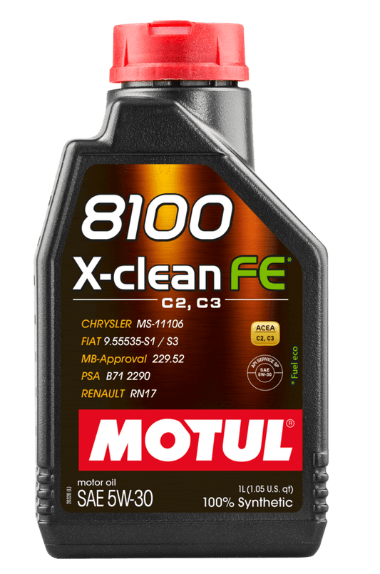 Motul 112771 8100 X-CLEAN FE 5W-30 1L