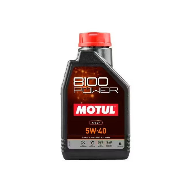 Motul 8100 Power 5w-40 Fully Synthetic Car Engine Oil 1l - ML Performance US