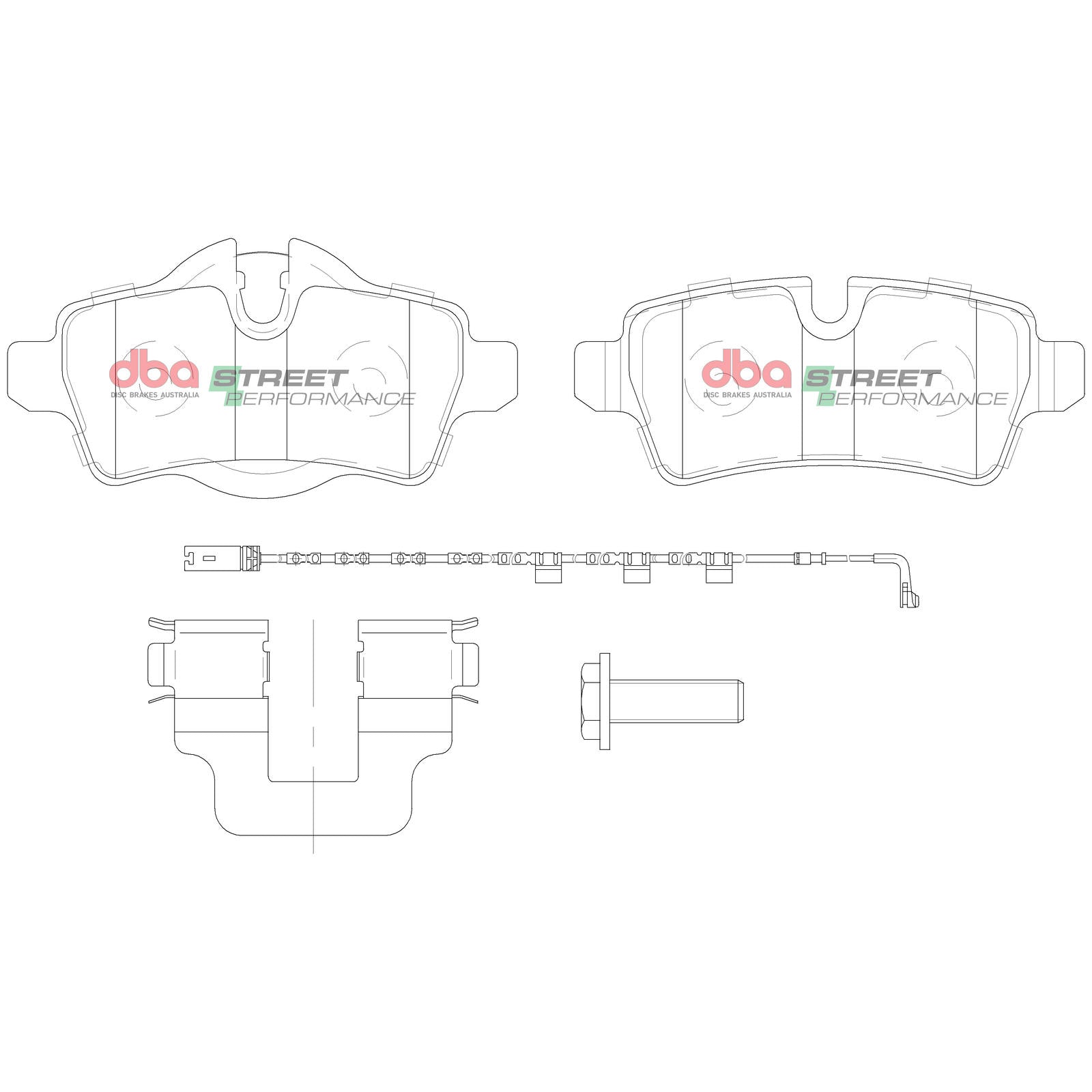 DBA DB2214SP High Performance Brake Pad Set