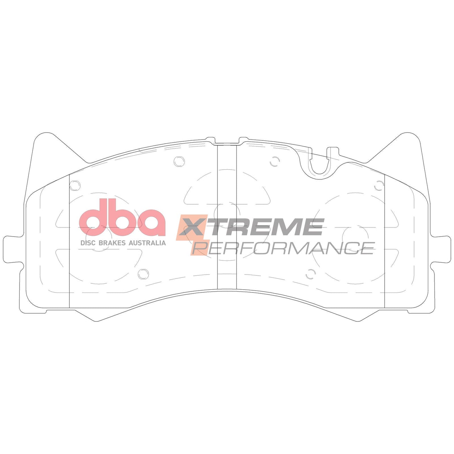 DBA DB15035XP High Performance Brake Pad Set