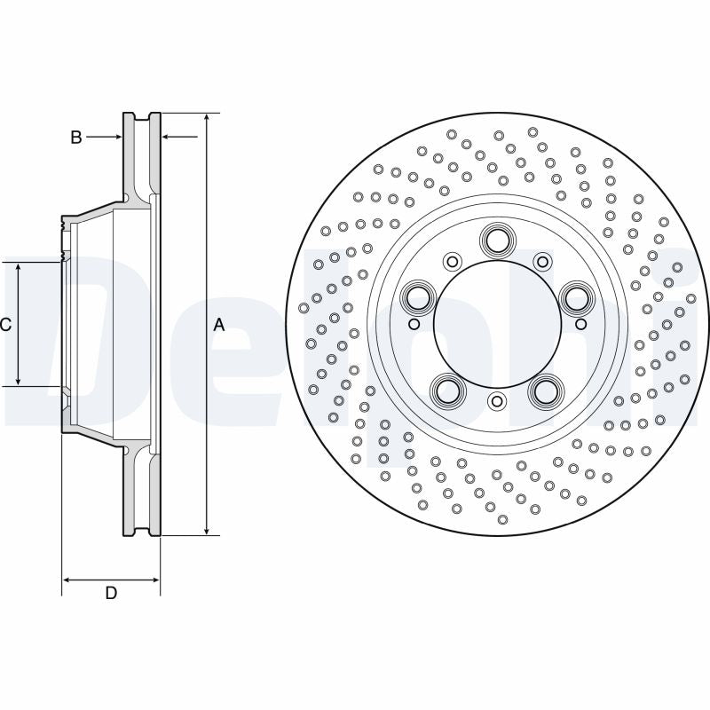 DELPHI BG9226C Brake Disc