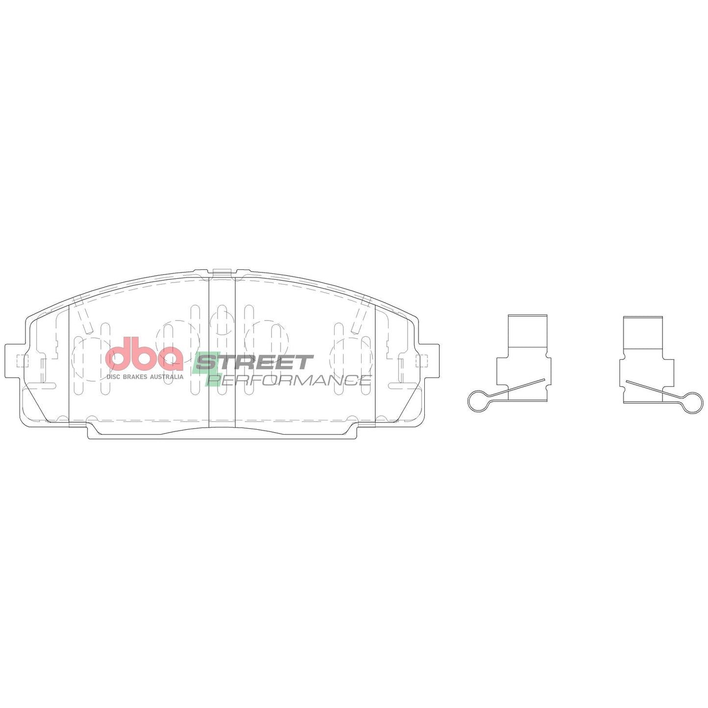 DBA DB1328SP High Performance Brake Pad Set