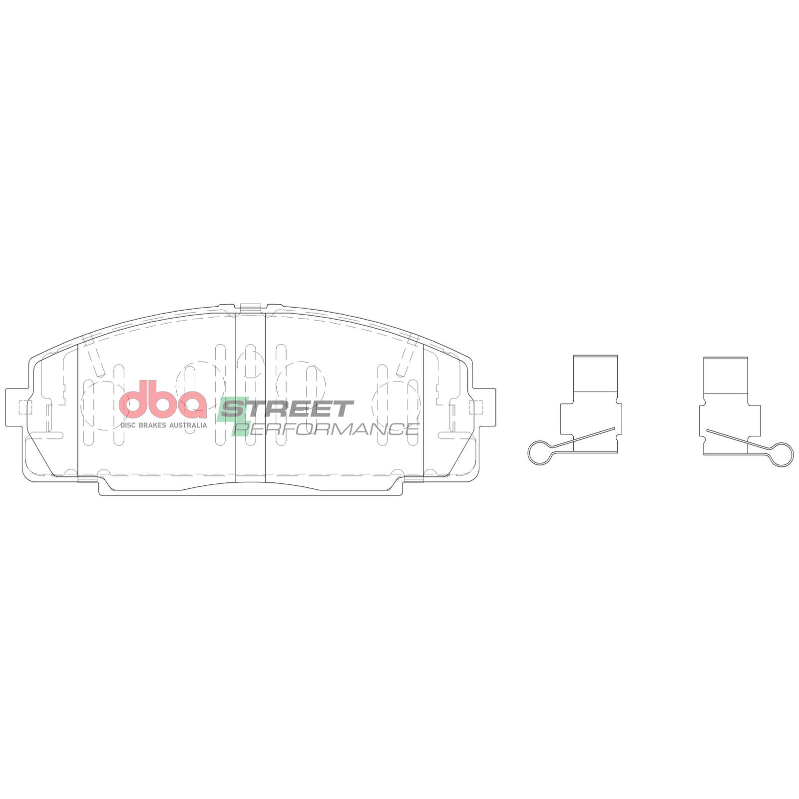 DBA DB1328SP High Performance Brake Pad Set