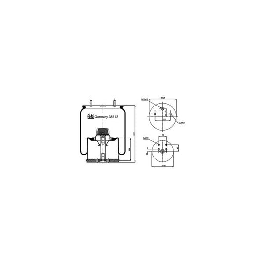 FEBI FE38712 Air Suspension Bellow