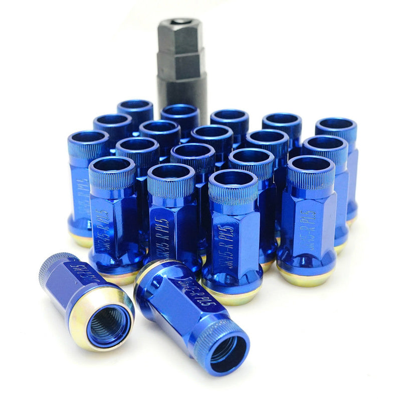 MUTEKI 32935U LUG NUTS KIT SR45R 12X1.25 45MM BLUE (OPEN END)