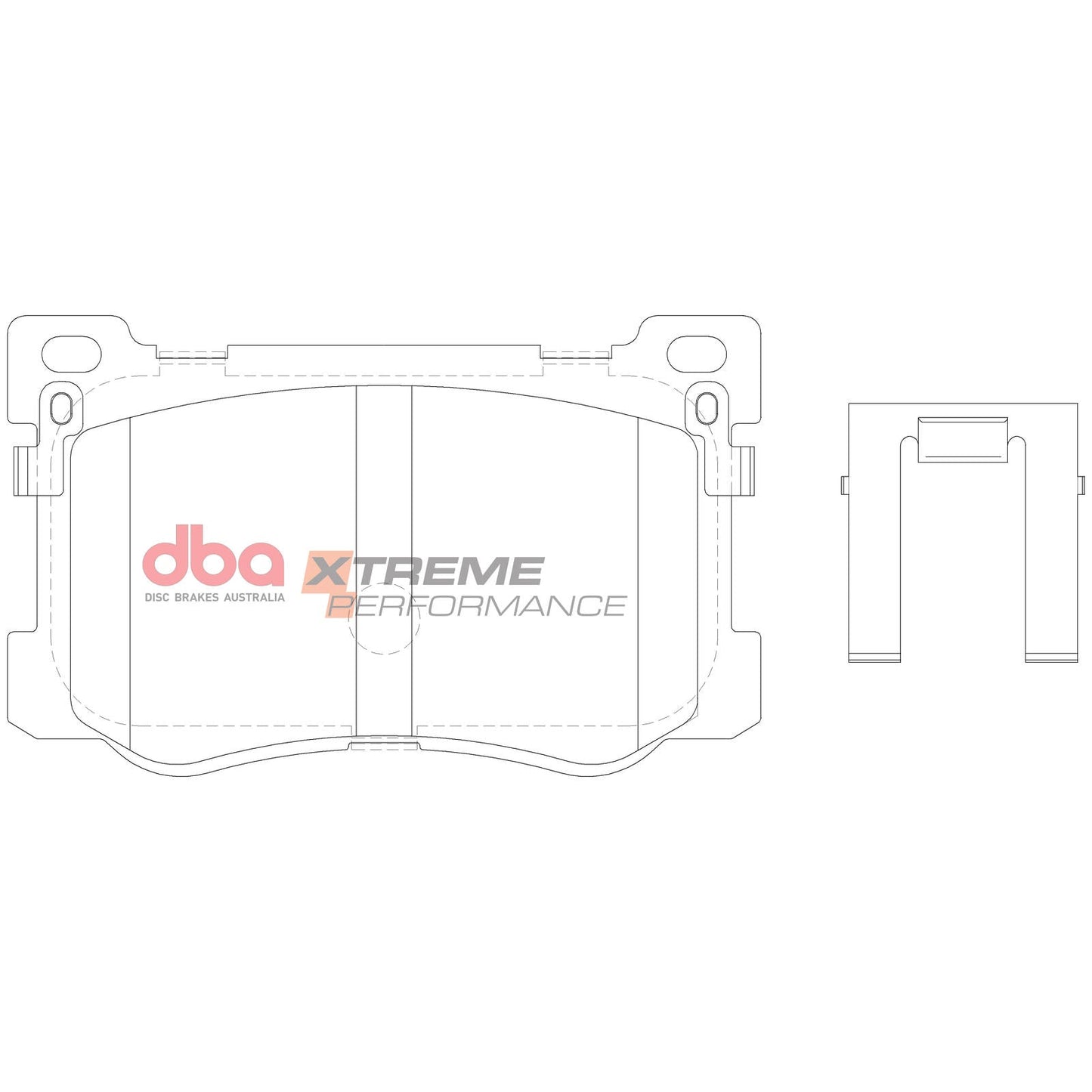DBA DB15021XP High Performance Brake Pad Set
