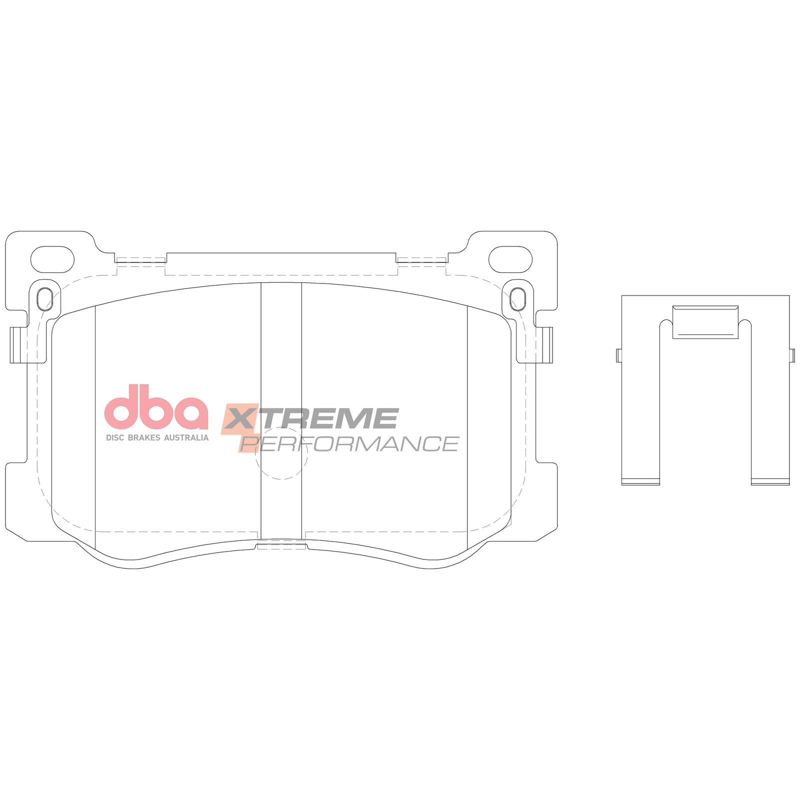 DBA DB15021XP High Performance Brake Pad Set