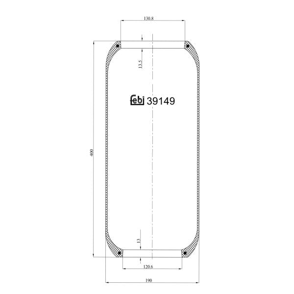 FEBI FE39149 Air Suspension Bellow