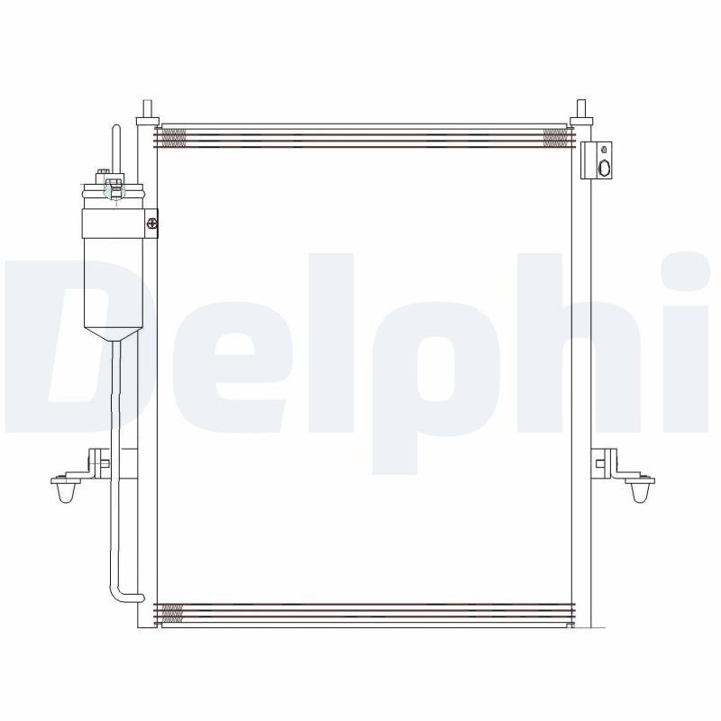 DELPHI CF20286 Air Conditioning Condenser
