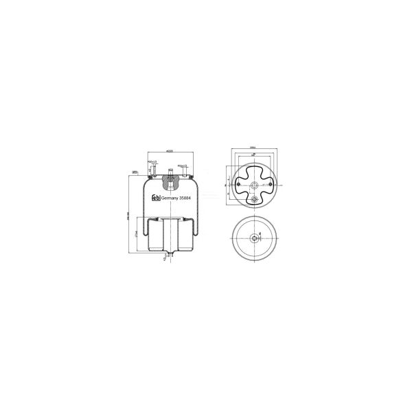 FEBI FE35884 Air Suspension Bellow