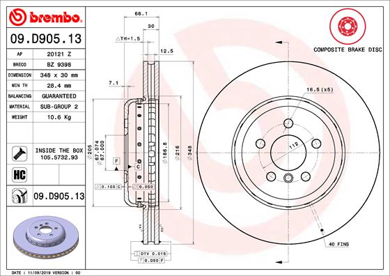 HERTH+BUSS JAKOPARTS J3280502 Disc Brake Caliper Repair Kit