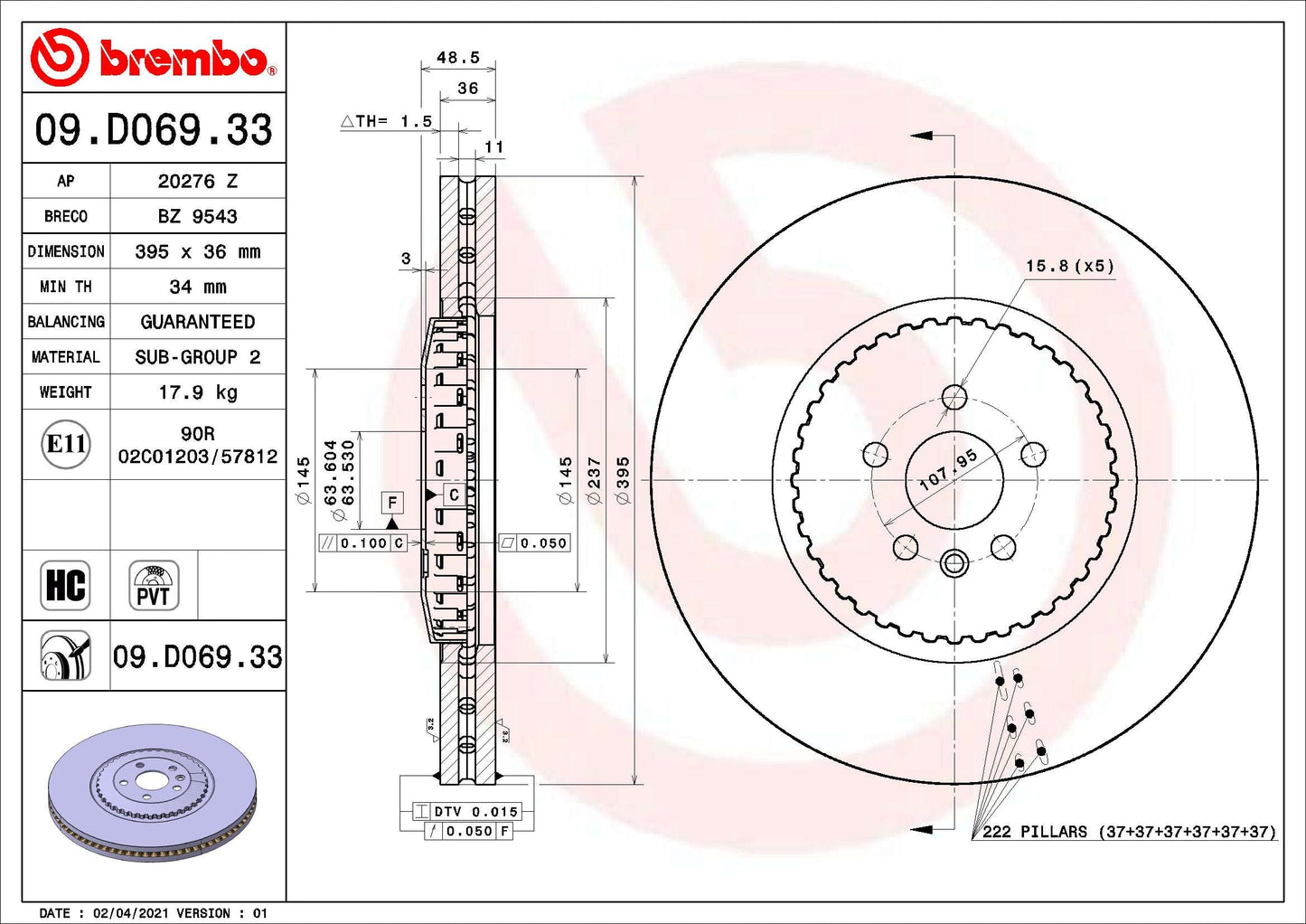 HERTH+BUSS JAKOPARTS J3285024 Disc Brake Caliper Repair Kit