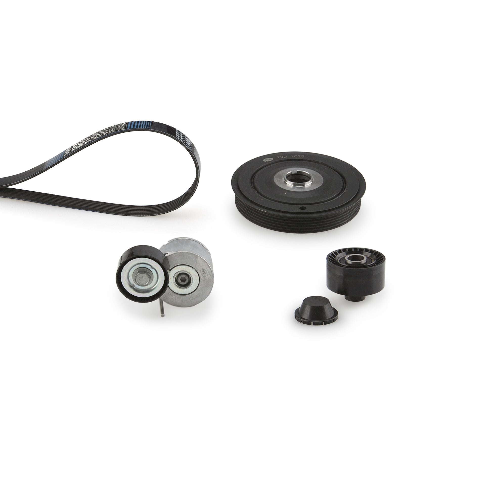 GATES GATK296PK1708 V-Ribbed Belt Set