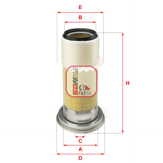 SOFIMA S1850A Air Filter