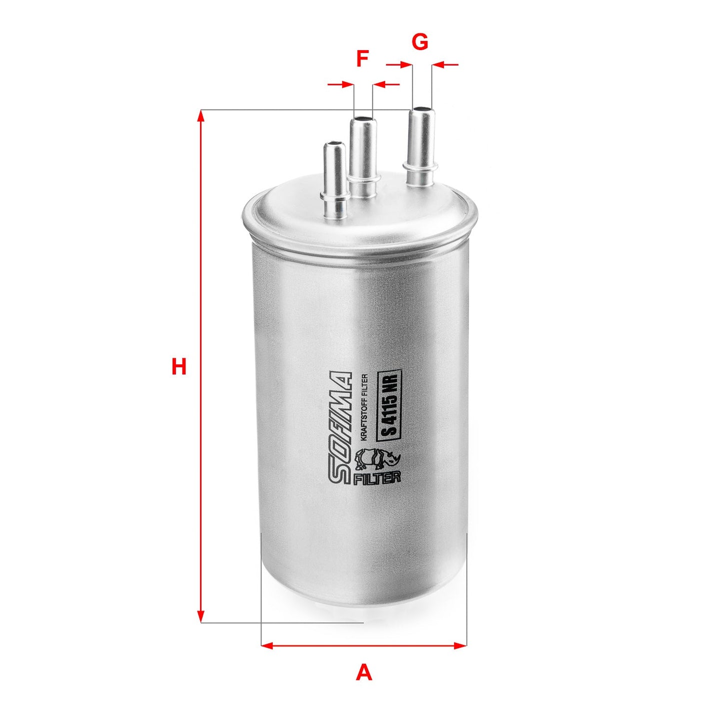 SOFIMA S4115NR Fuel Filter