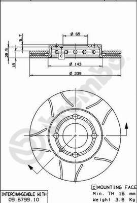 DELPHI LH6514 Brake Hose