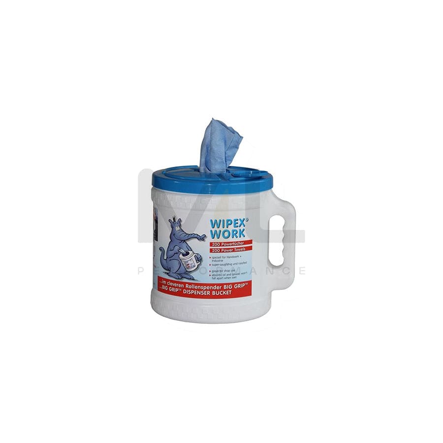 NORDVLIES Wipex, Work 55206E Car cleaning cloths Dispenser Box, Width: 38cm, Material: Nonwovens, Length: 24cm, Quantity: 200