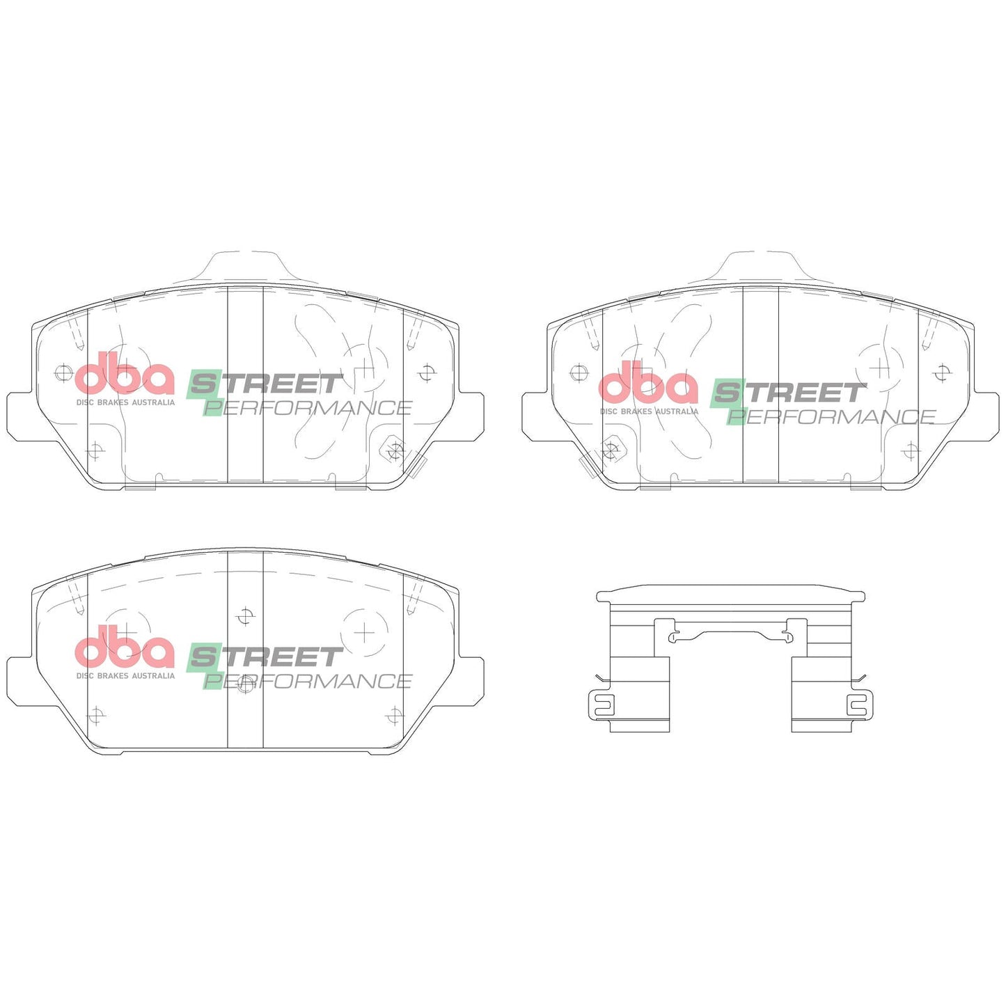 DBA DB15012SP High Performance Brake Pad Set
