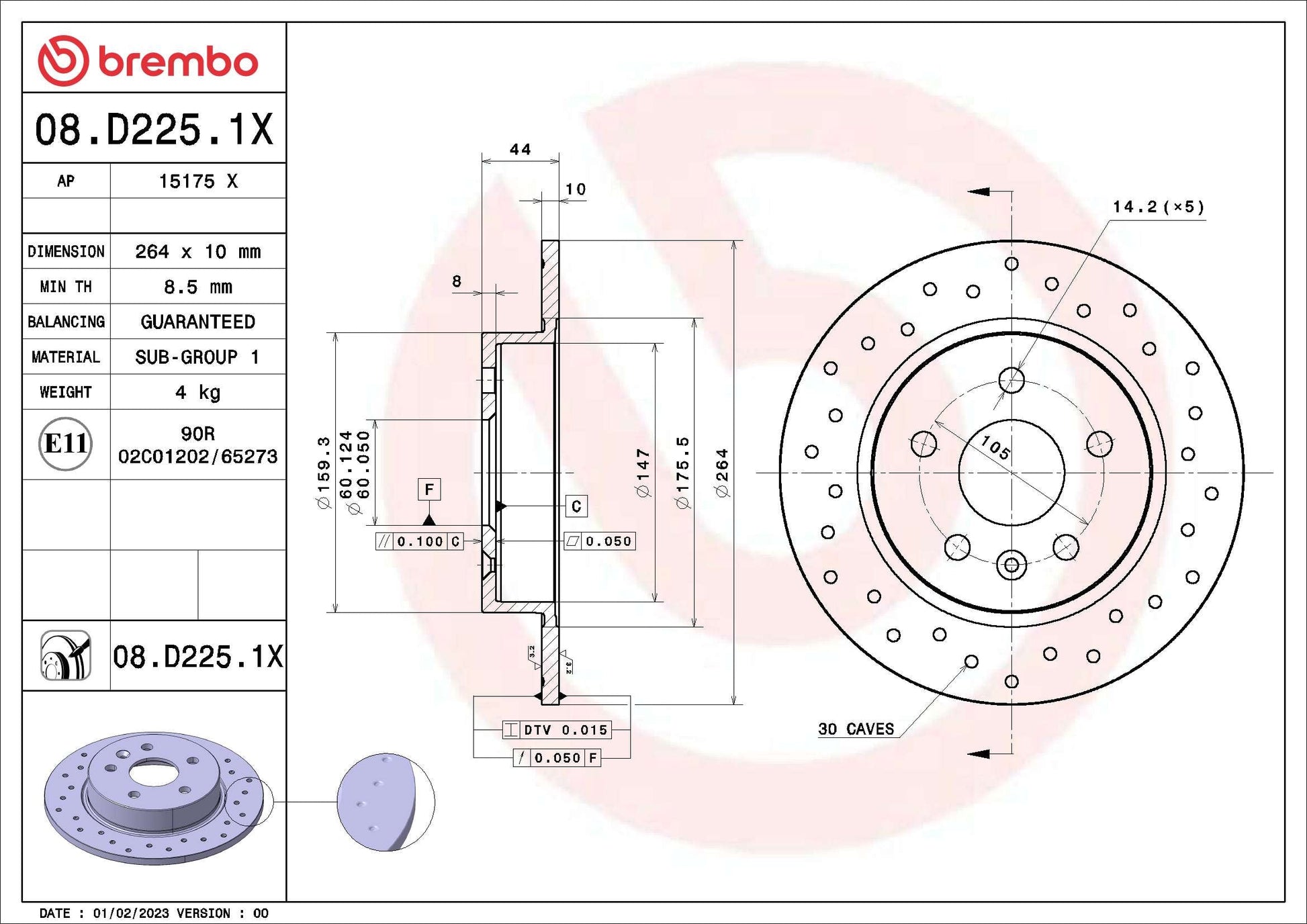 WABCO 4640060022 Disc Brake Caliper Repair Kit
