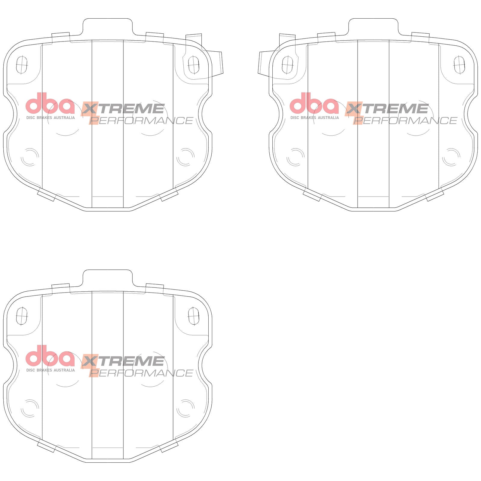 DBA DB15028XP High Performance Brake Pad Set