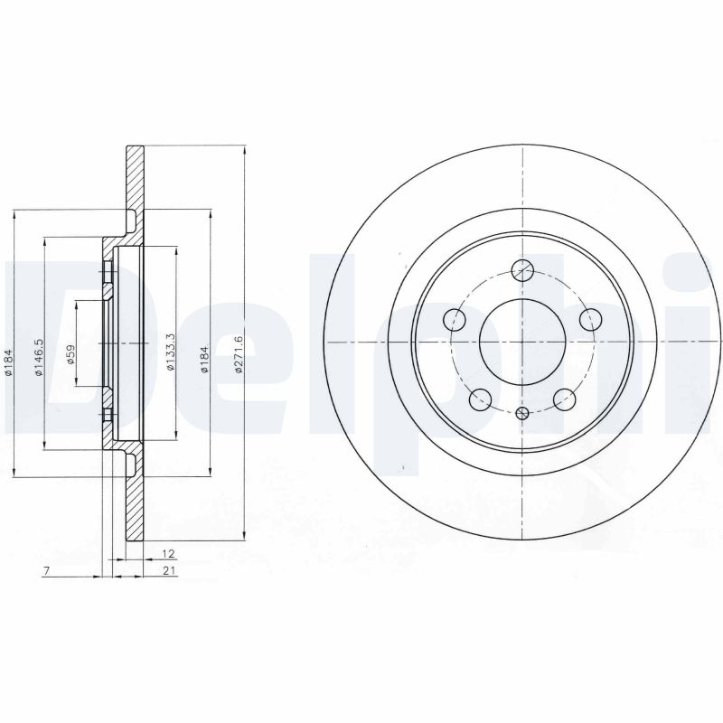 WABCO 4253070120 Pretensioning Cylinder