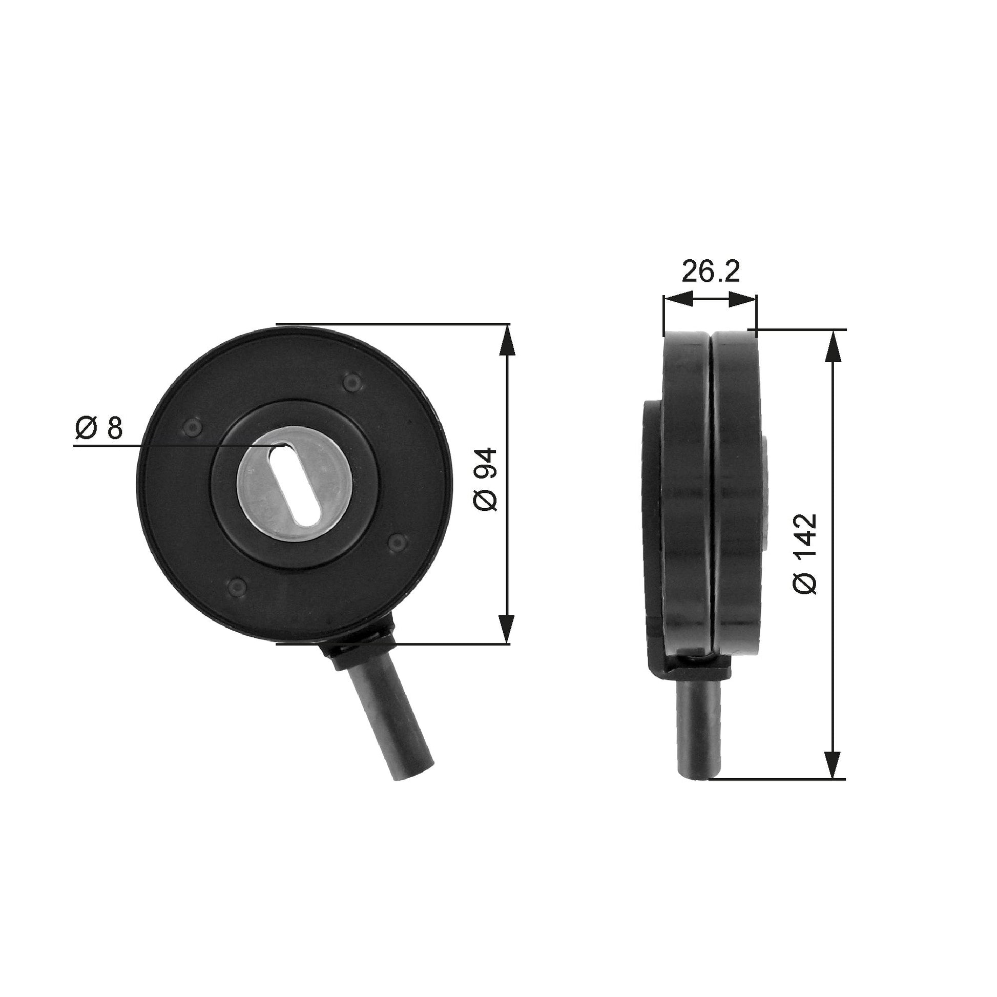 GATES GATT36022 V-Ribbed Belt Tensioner Pulley