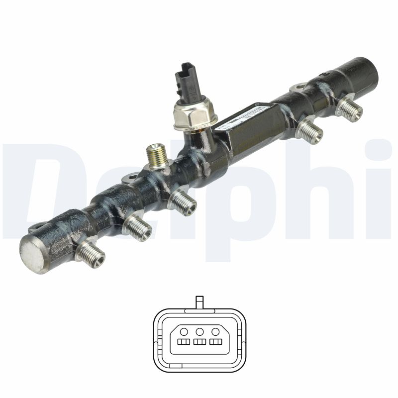 DELPHI 45A010B Fuel Distributor Pipe