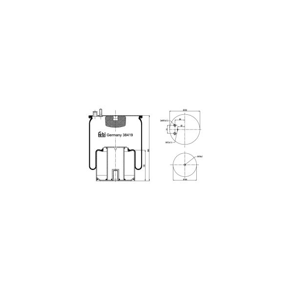 FEBI FE38419 Air Suspension Bellow