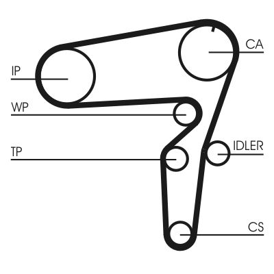 CONTITECH CT1076WP1 Water Pump & Timing Belt Kit