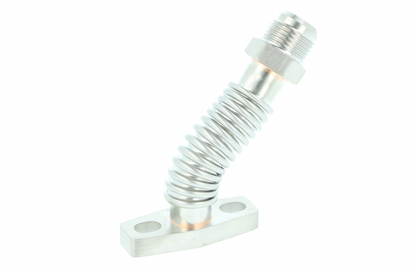 Turbozentrum 463023 Oil return flange Garrett GTX / G-series / GT-R / BorgWarner EFR - pipe flexible short version