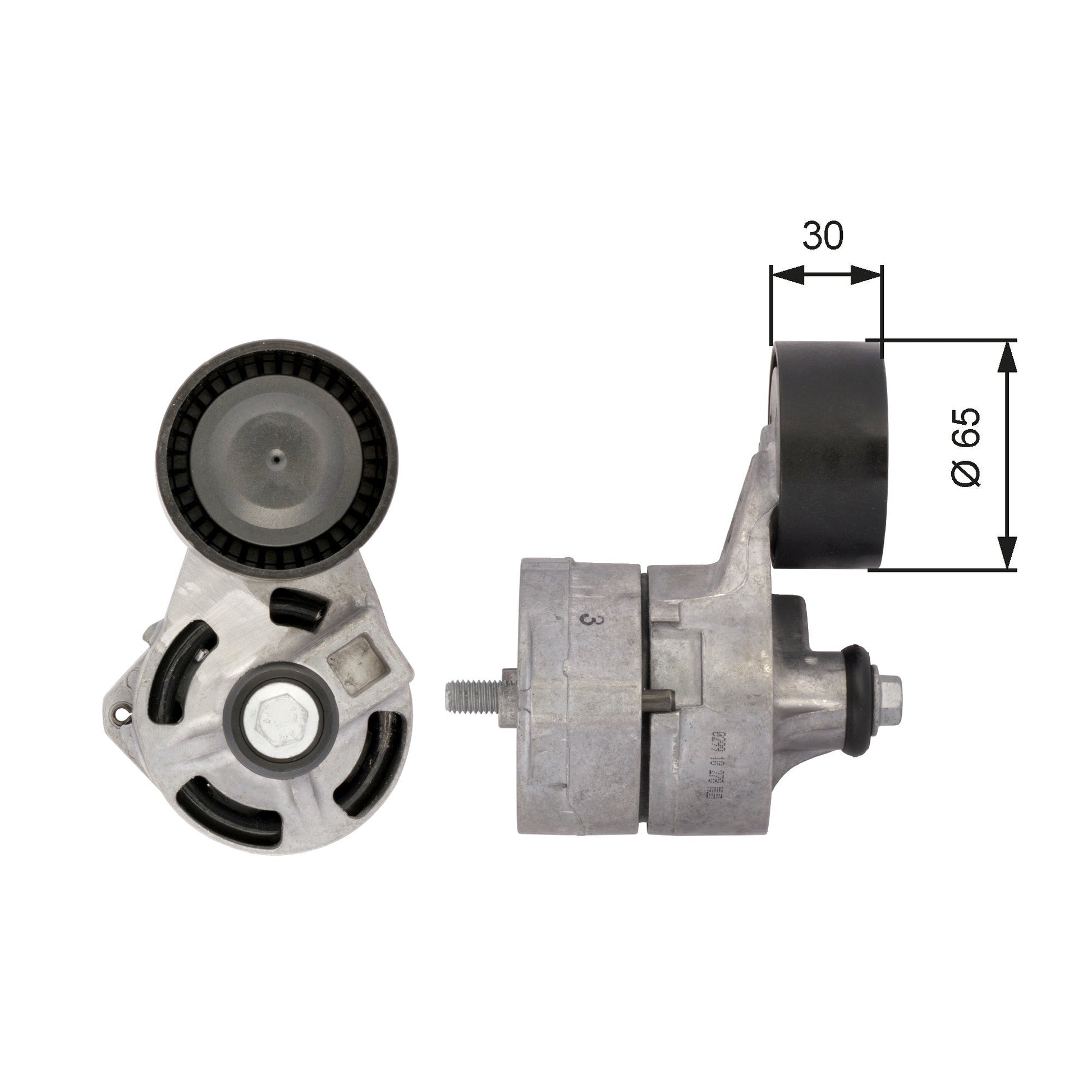 GATES GATT39108 V-Ribbed Belt Tensioner Pulley
