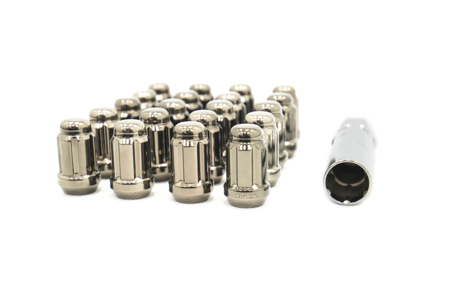 MUTEKI 41885T LUG NUTS KIT 12X1.25 C. TITANIUM (CLOSE END)