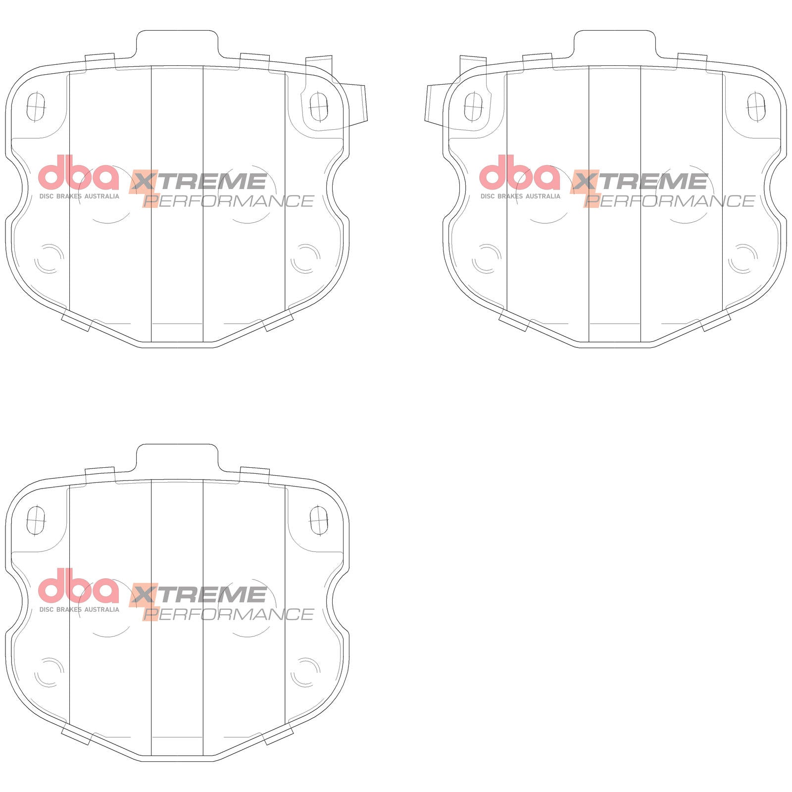 DBA DB15029XP High Performance Brake Pad Set