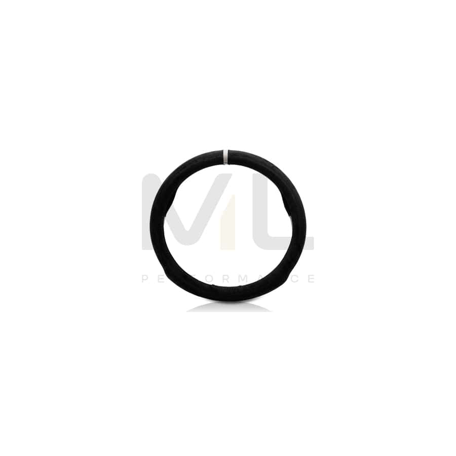 ORIGEN ORG40001 Steering wheel cover Black/Grey, Ø: 38 - 39cm, Leatherette, PVC