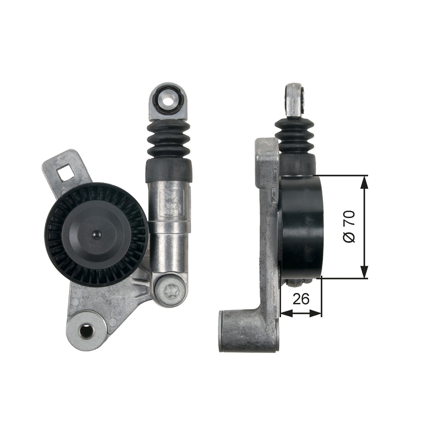 GATES GATT39132 V-Ribbed Belt Tensioner Lever