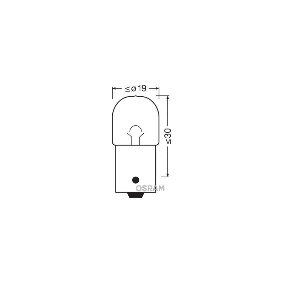 OSRAM 5009 12V  10W BAU15s