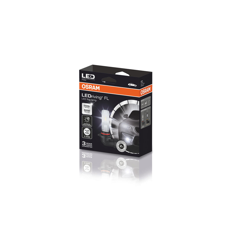 OSRAM  6000K Cool White H10 LED Foglight Bulbs Kit Fog Lamps Retrofit 9745CW