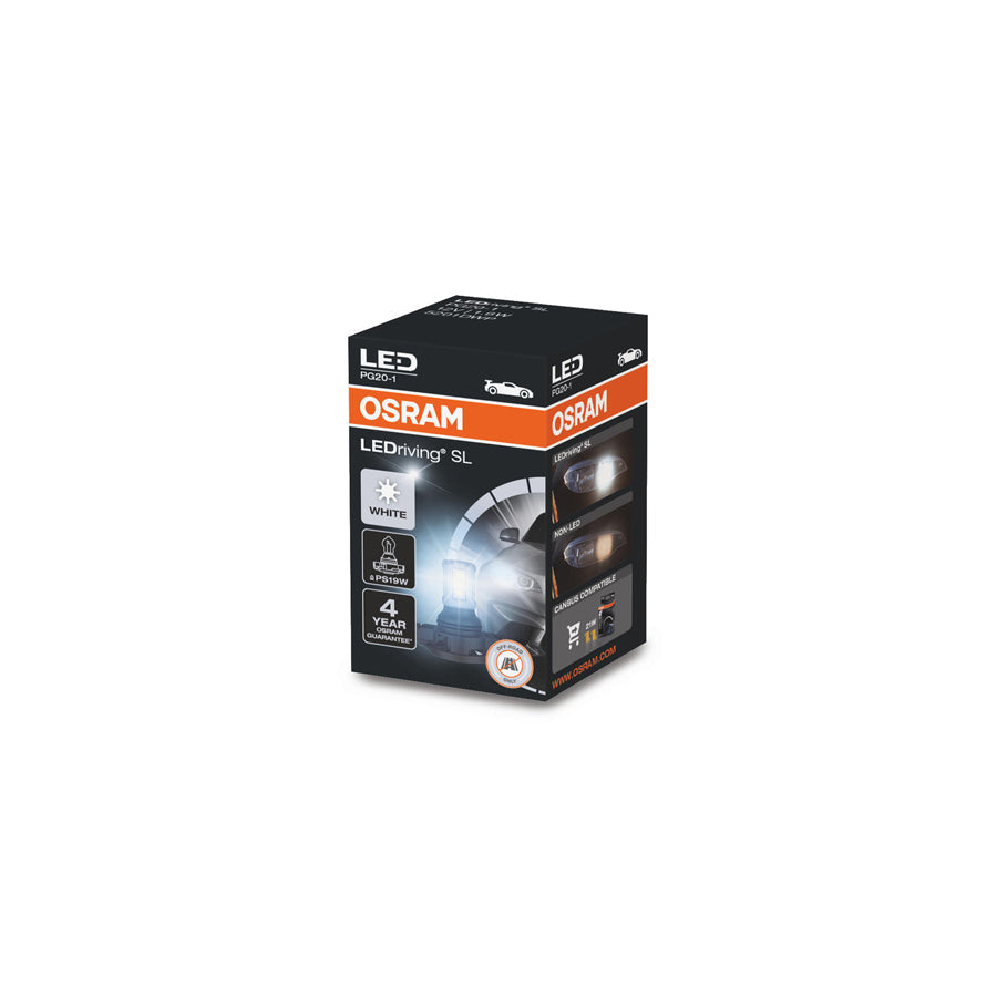 OSRAM  LED PS19W DRL Daytime Running Light White 6000K Bulb (x1) PG20-1 5201DWP