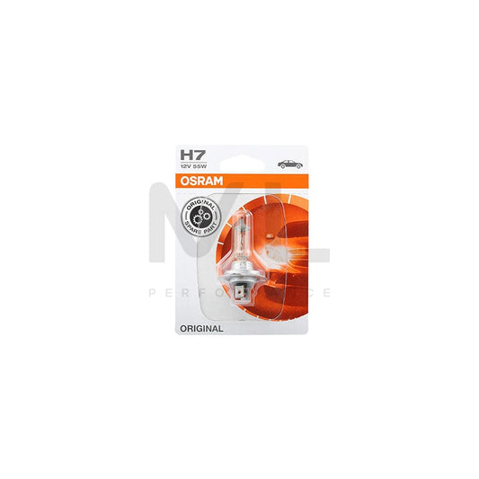 OSRAM ORIGINAL 64210-01B Bulb, spotlight H7 12V 55W PX26d 3200K Halogen
