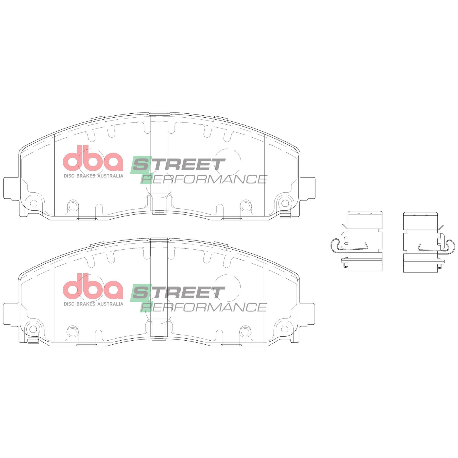 DBA DB15038SP High Performance Brake Pad Set