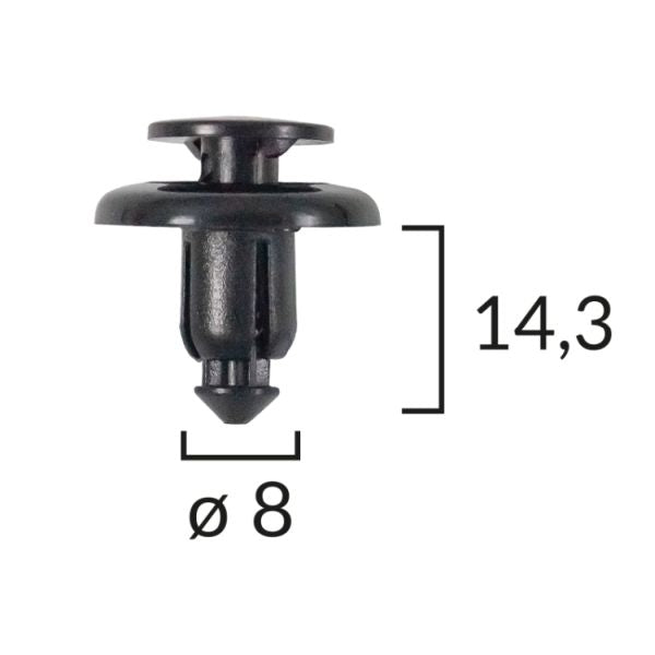 ROMIX ROMB25636 Upholstery Pin