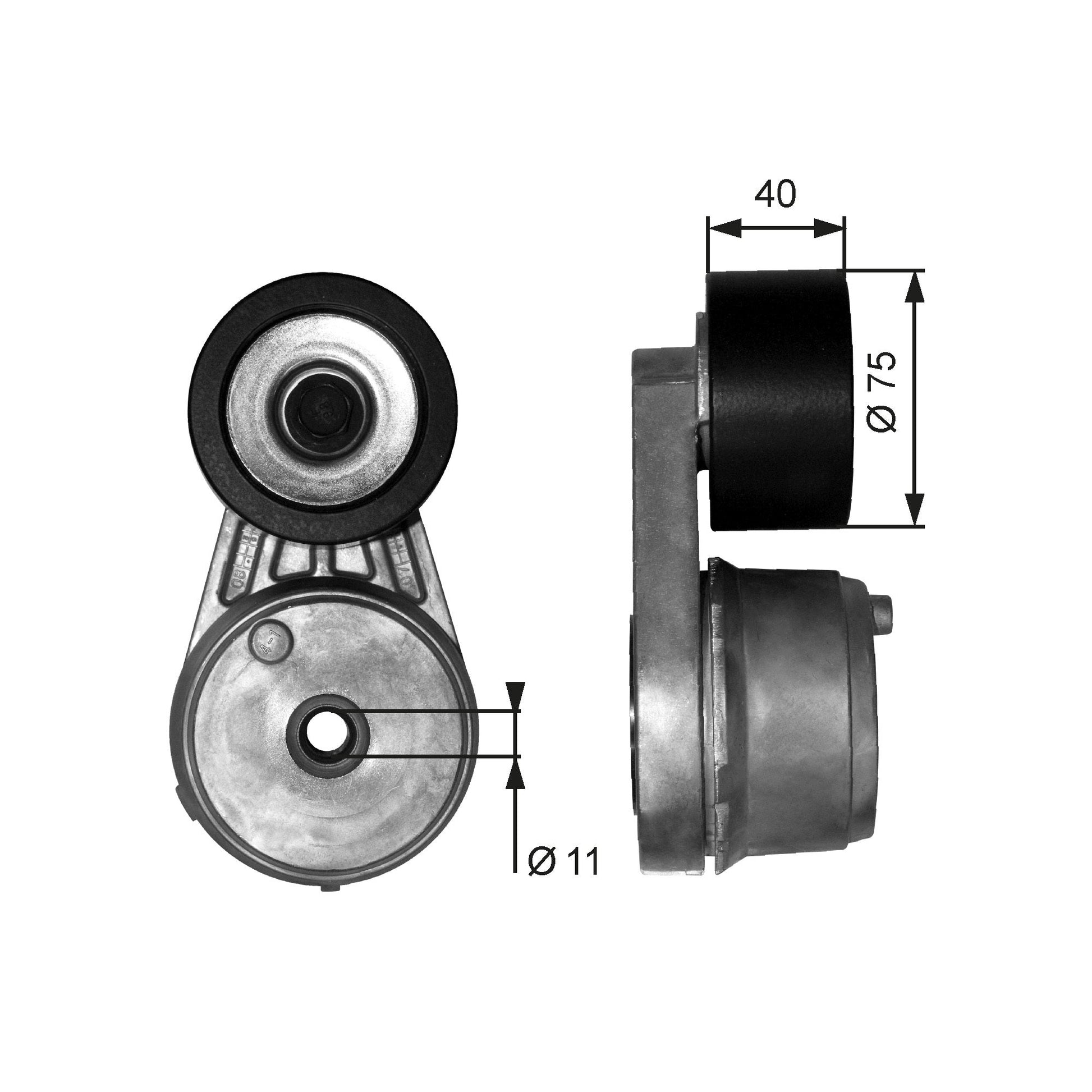GATES GATT38645 V-Ribbed Belt Tensioner Lever