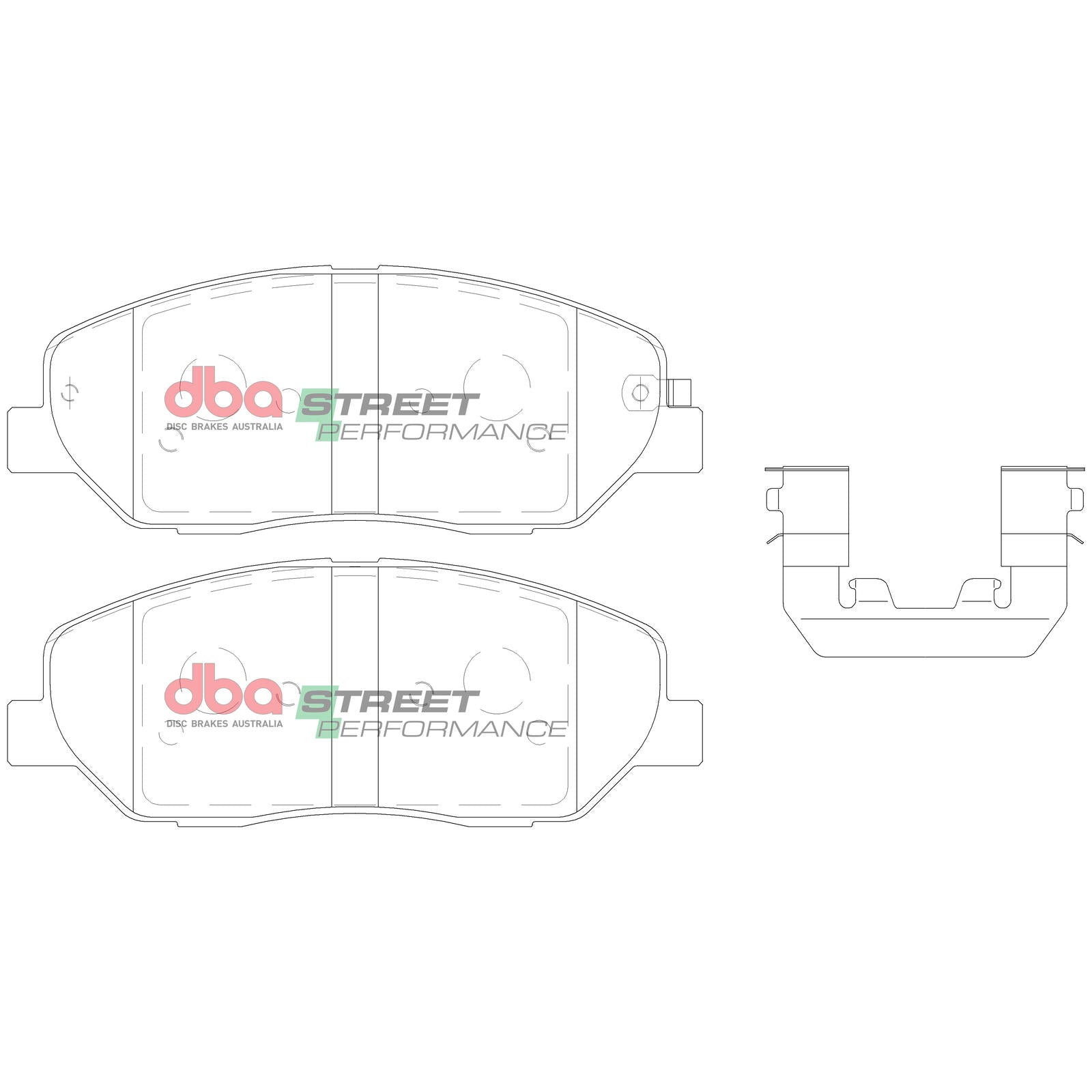 DBA DB2034SP High Performance Brake Pad Set