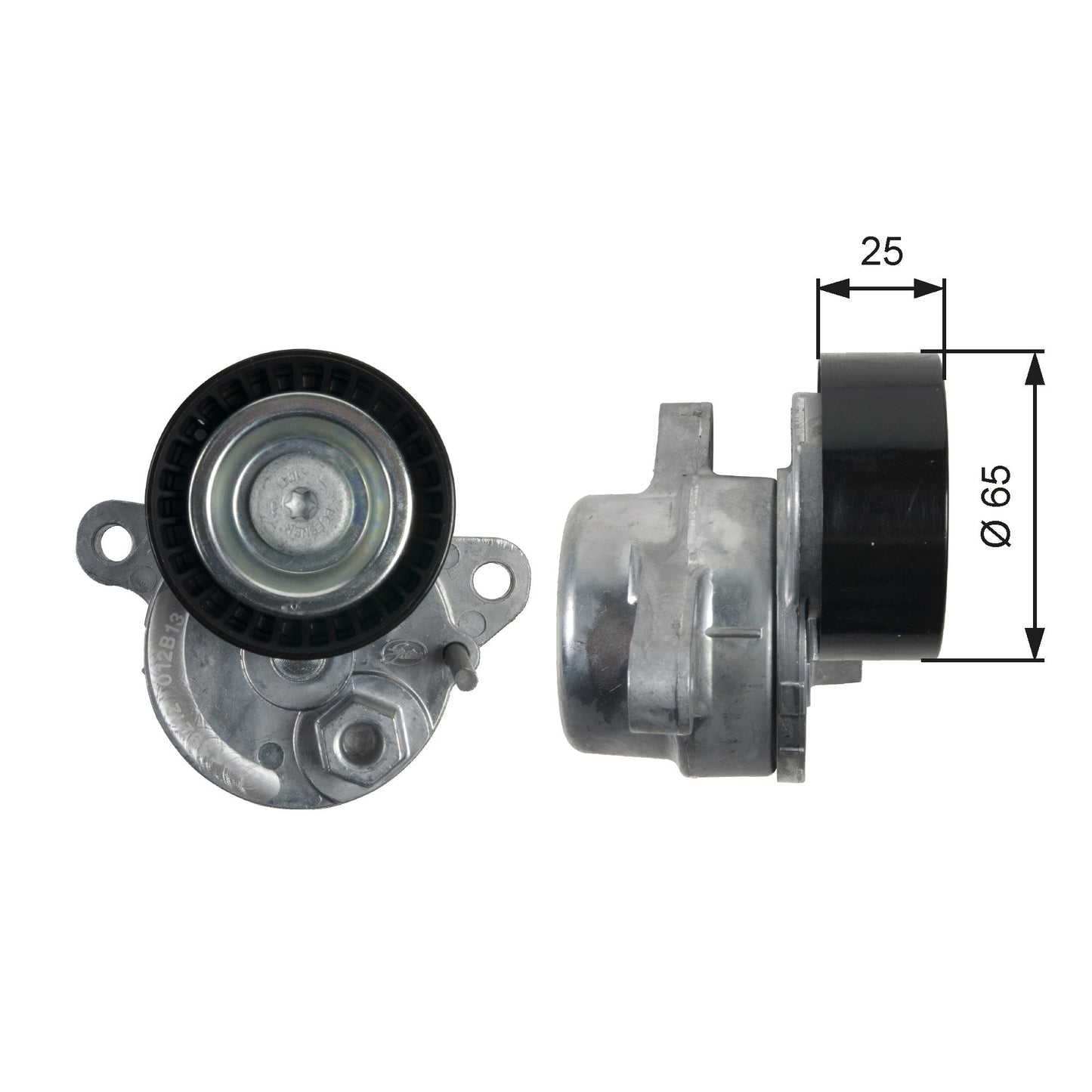 GATES GATT39212 V-Ribbed Belt Tensioner Pulley