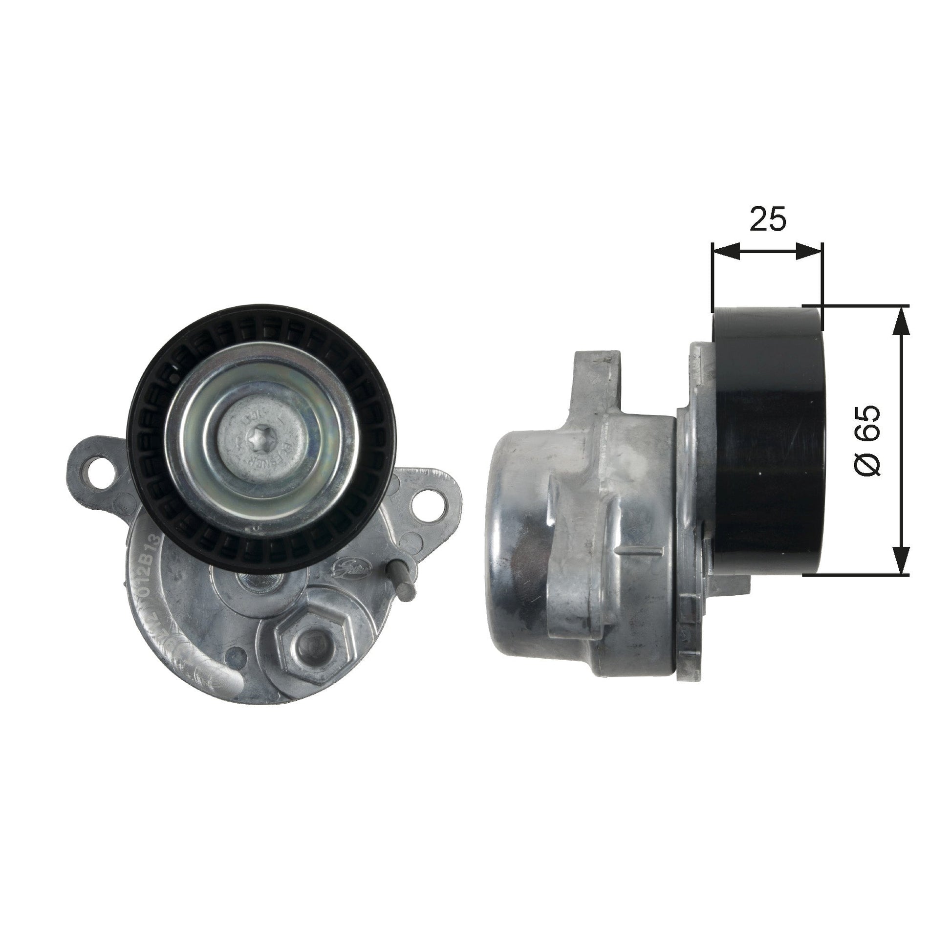 GATES GATT39212 V-Ribbed Belt Tensioner Pulley