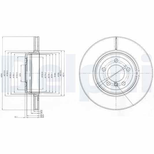 DELPHI BG9789 Brake Disc