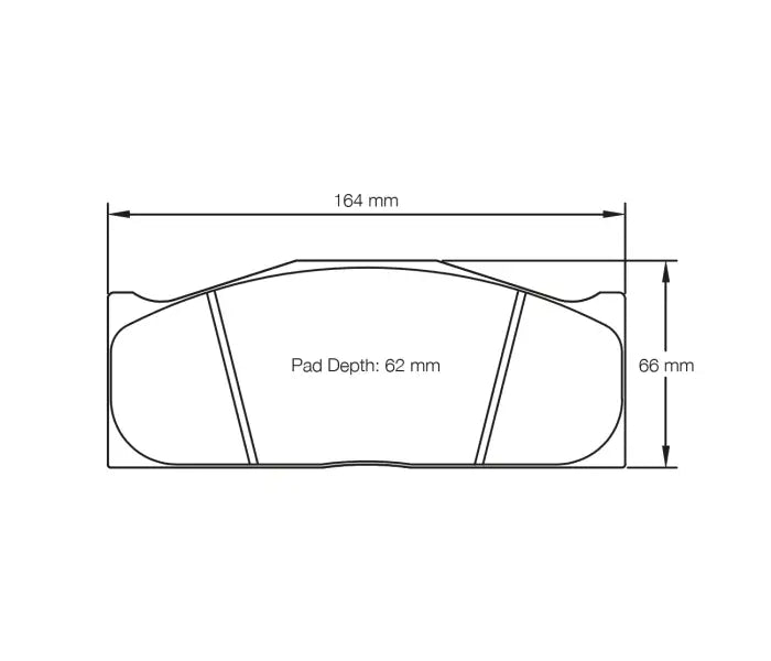 Pagid S2016T2EB01 Brake Pad S2016 RST 2E (bedded)